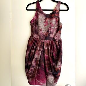 Alice + Olivia Metallic Purple Dress - Size 0
